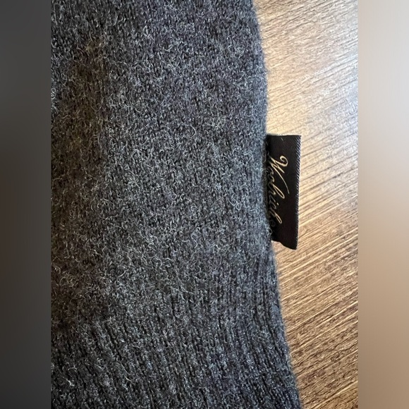 Woolrich Onyx Heather 100% Merino Wool Long Sleeve Crewneck Sweater XL E8 - Picture 4 of 8